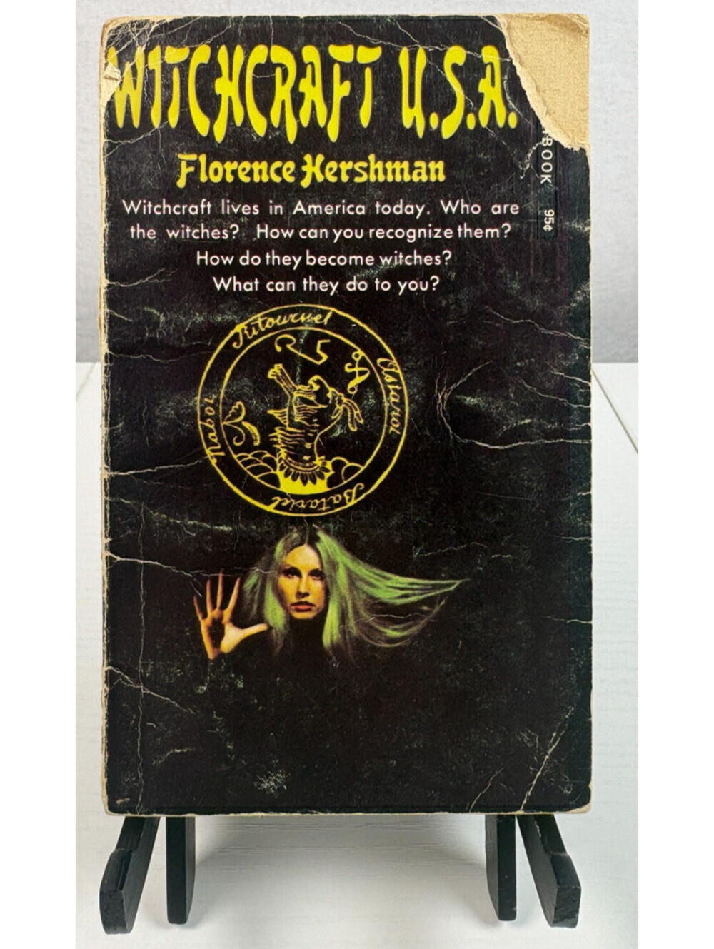 Witchcraft U.S.A. Florence Hershman Vintage 1970s Occult Paperback Lancer Wicca
